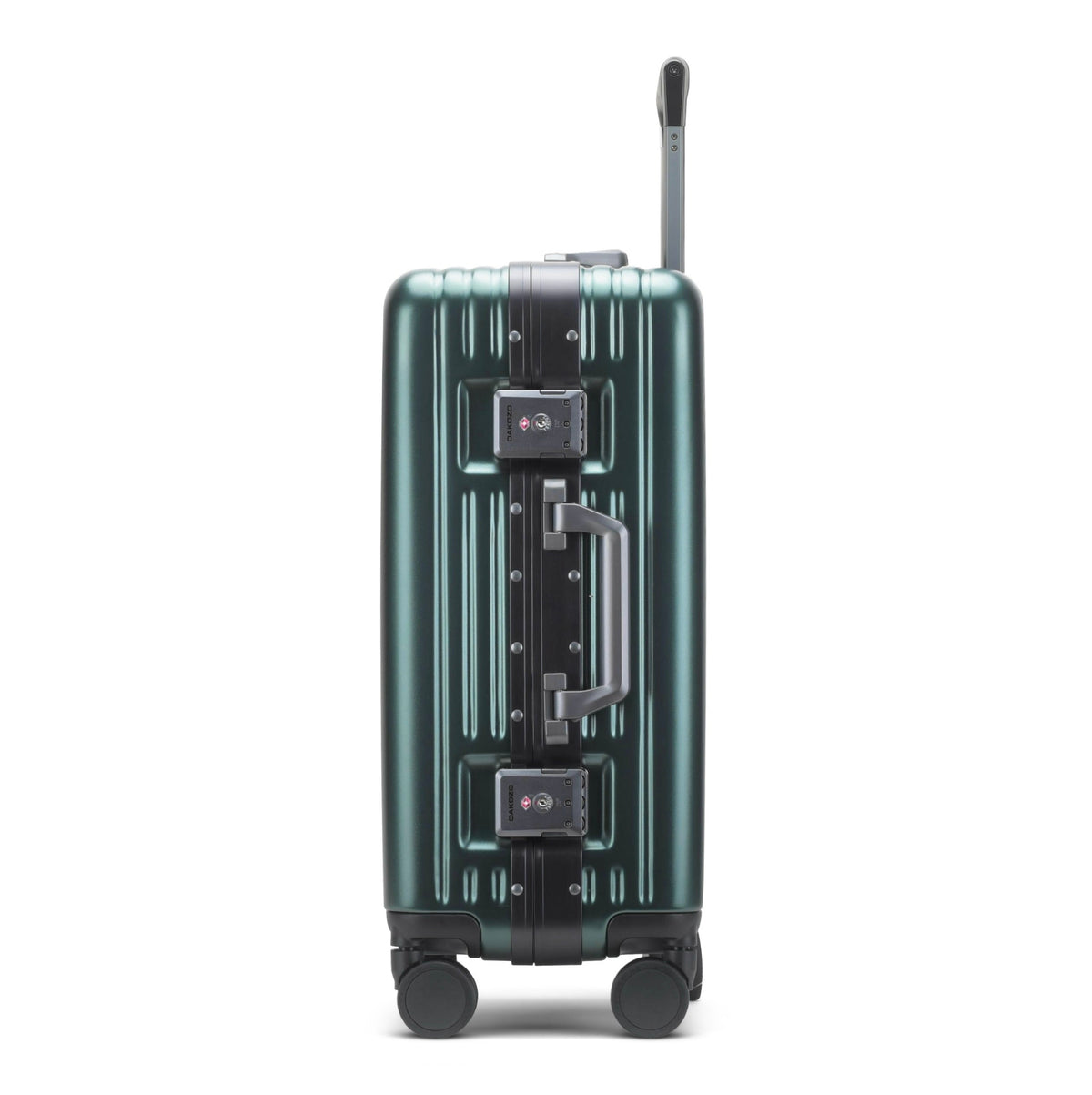DAKOZO Bold Series - Cabin Suitcase - Hybrid - Dark Green