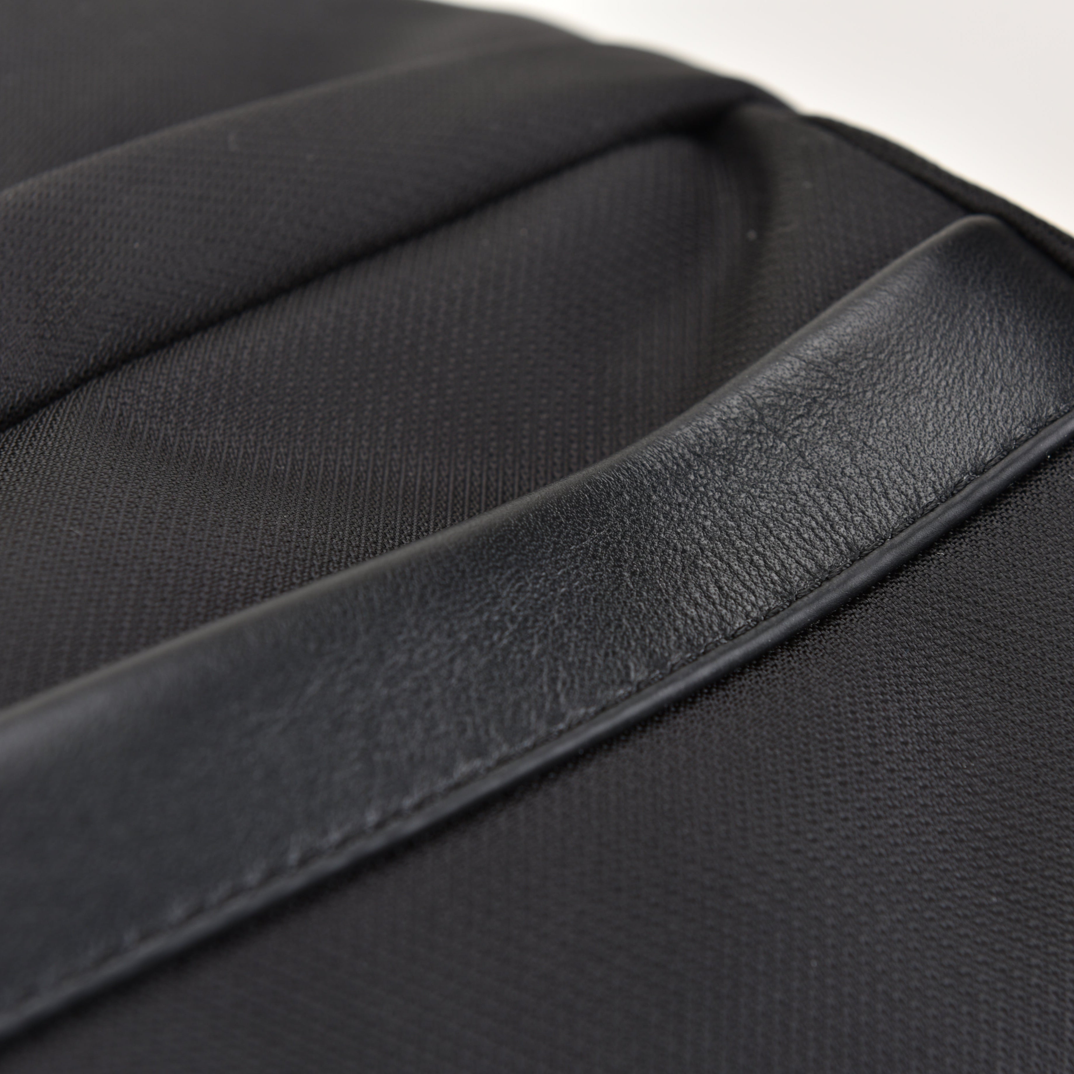 Backpack - M8 Series - Nylon and Genuine Leather - Black