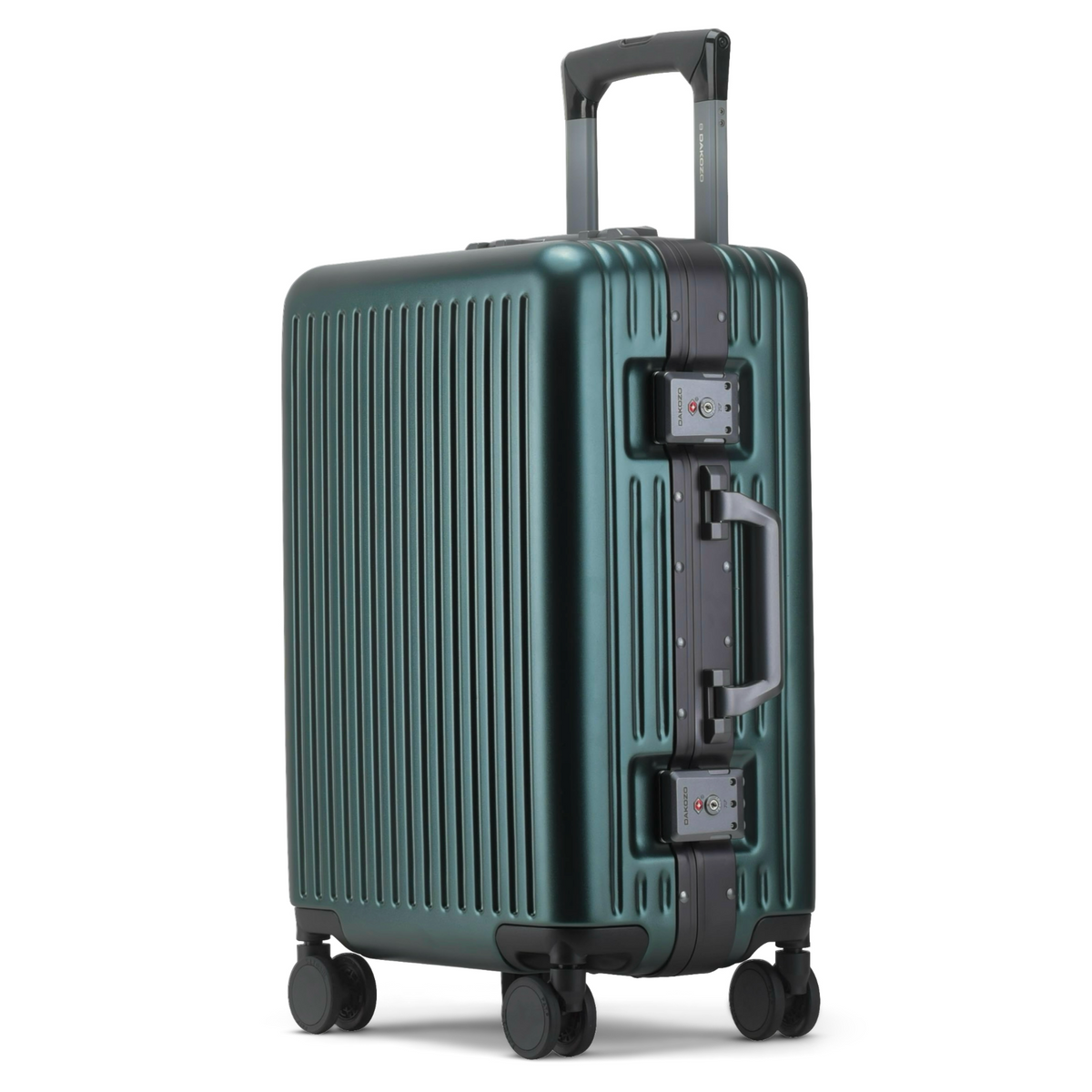 DAKOZO Bold Series - Valise Cabine - Hybride - Vert Foncé