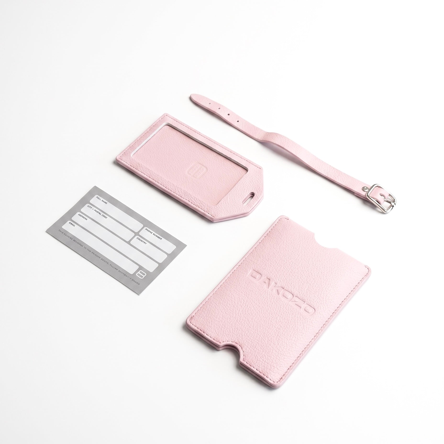 Dakozo - Luggage Tag - Pink