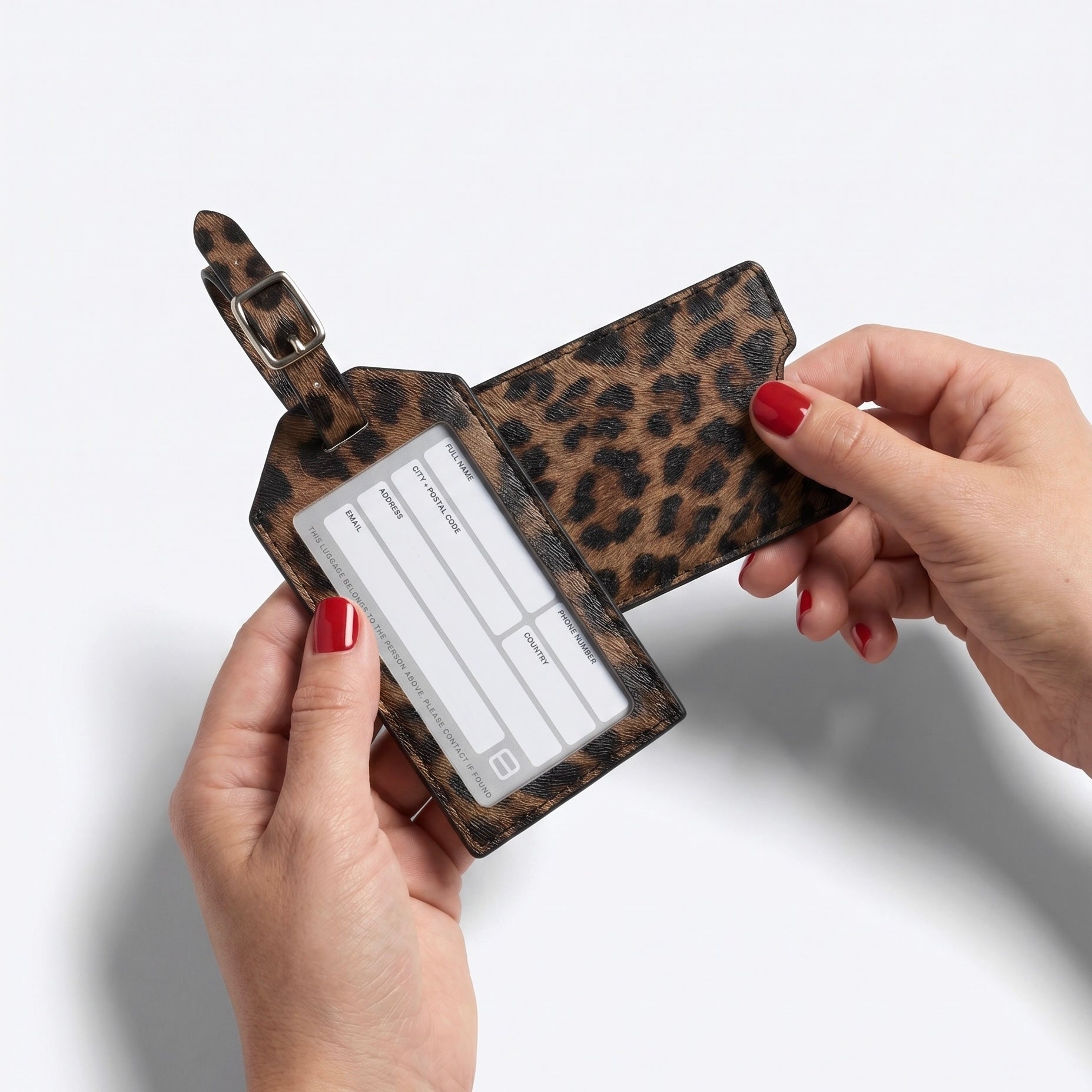 Dakozo - Luggage Tag - Leopard print