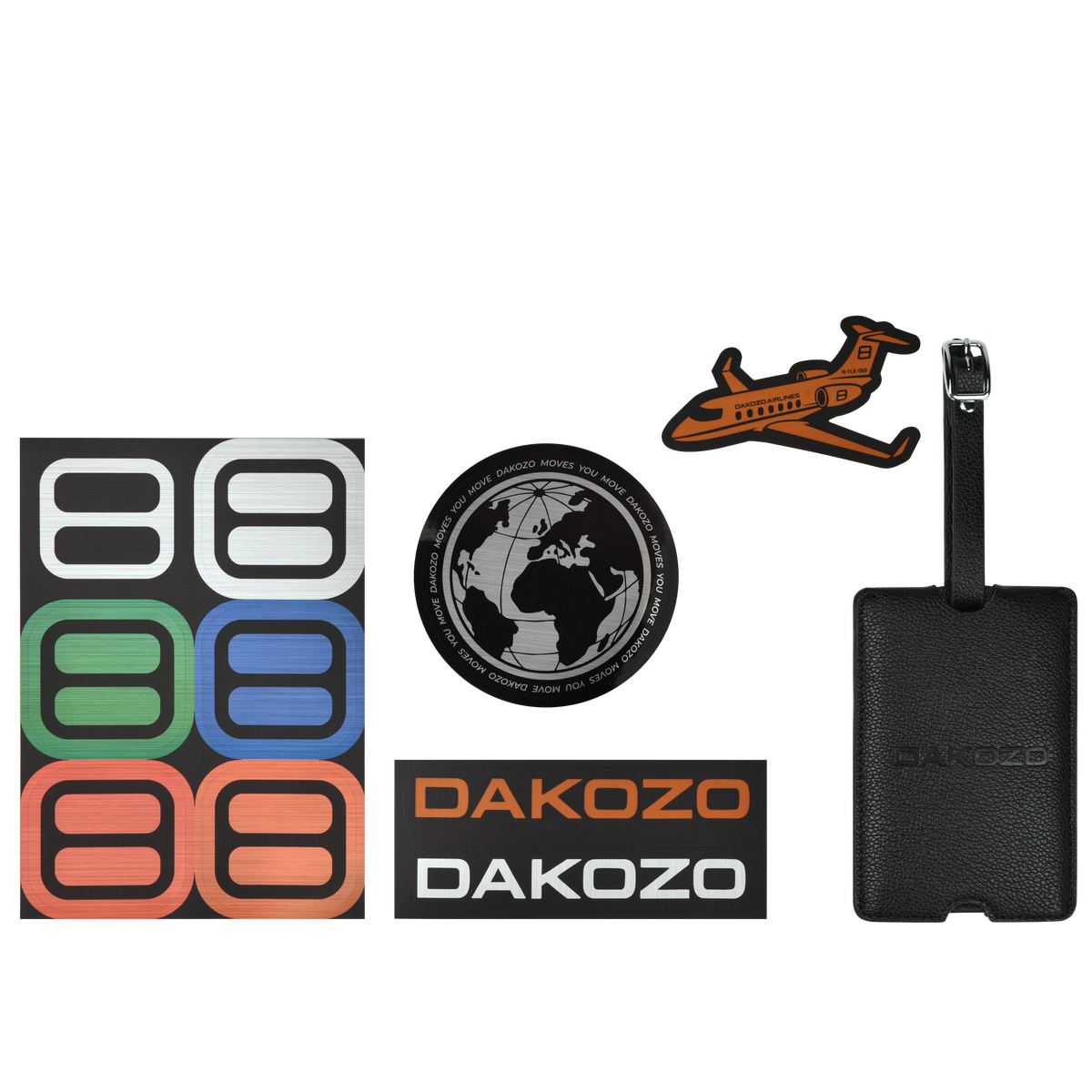 DAKOZO Zen Serie - Handgepäckkoffer - Titanium Silber