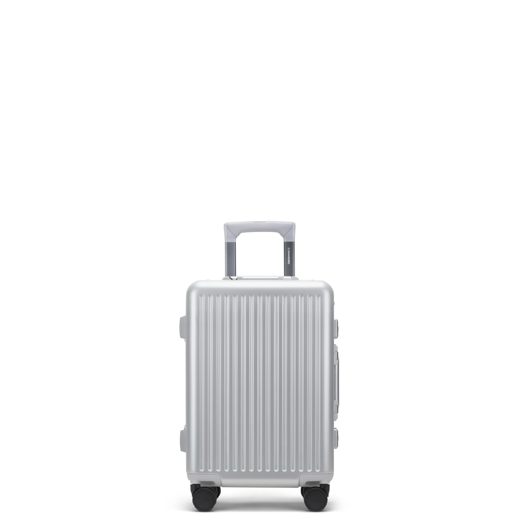 DAKOZO Bold Series - Cabin Suitcase - Hybrid - Silver