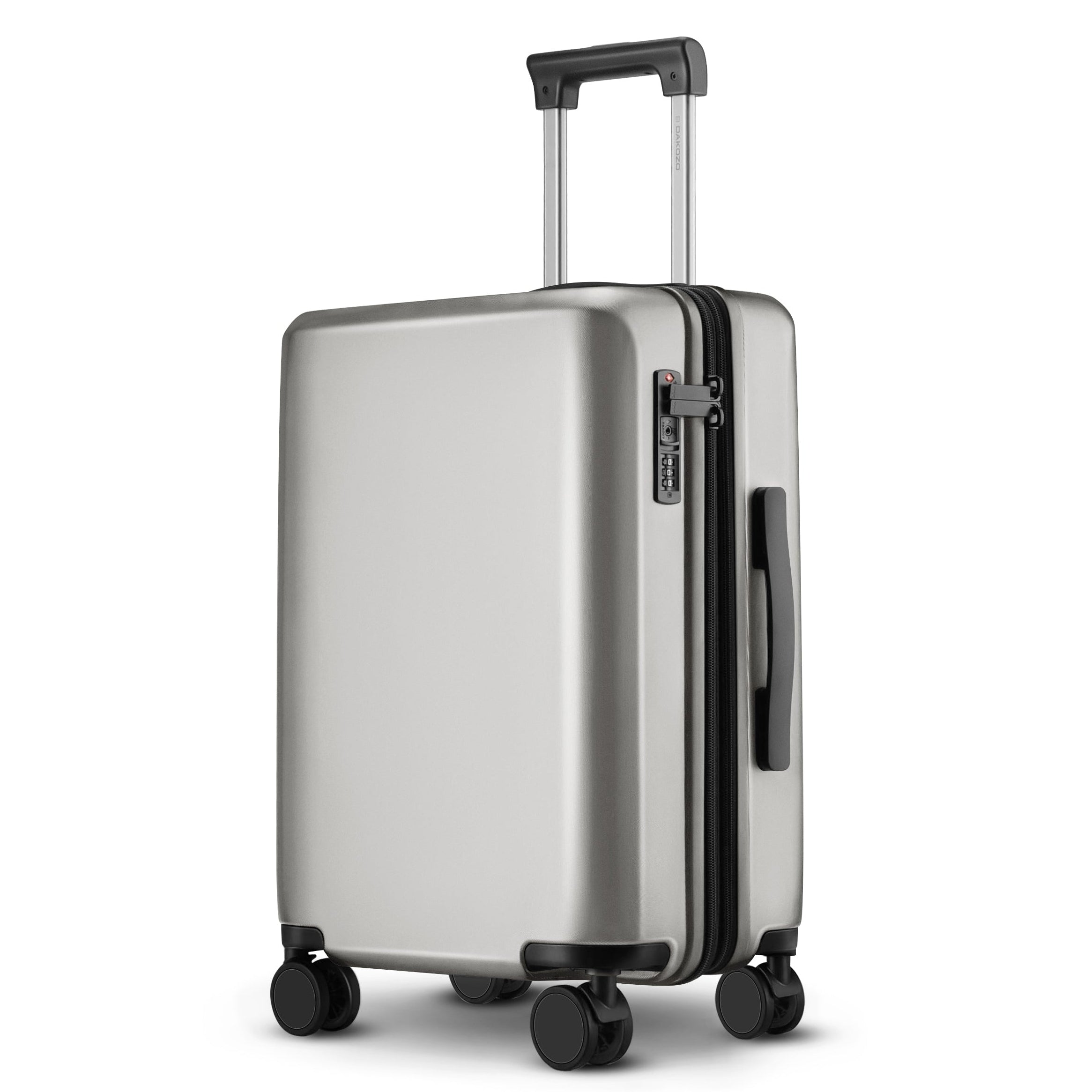DAKOZO Zen Series - Handbagage Koffer -Titanium Zilver