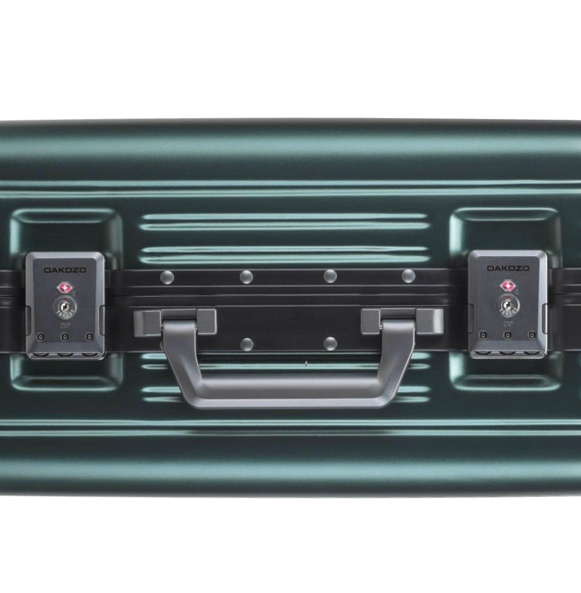 DAKOZO Bold Series - Cabin Suitcase - Hybrid - Dark Green