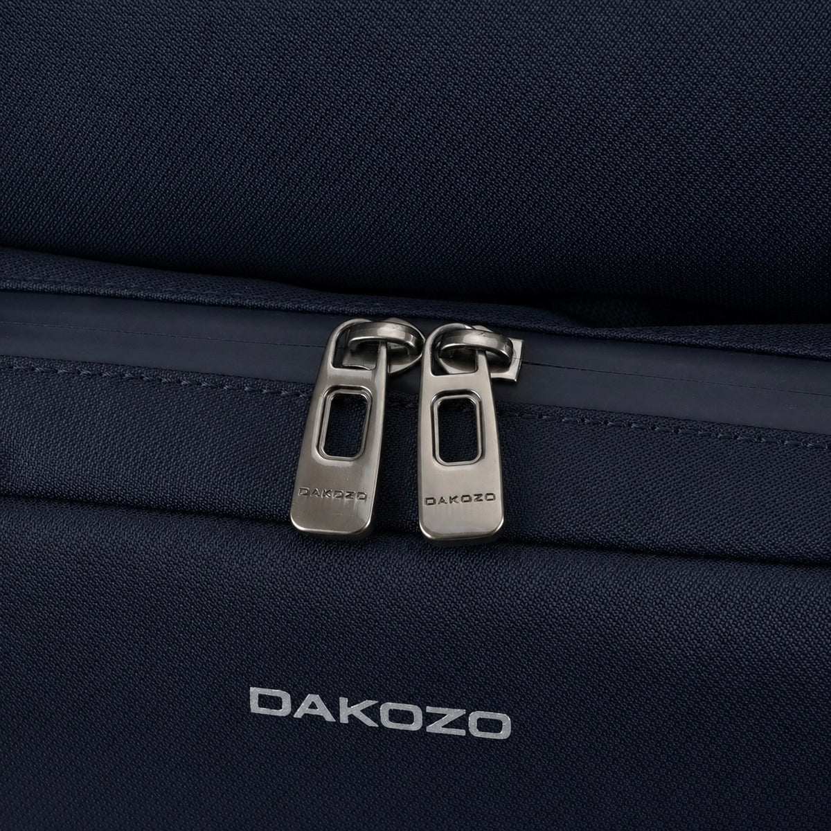 Sac à dos - Série M8 - Nylon et cuir véritable - Bleu marine