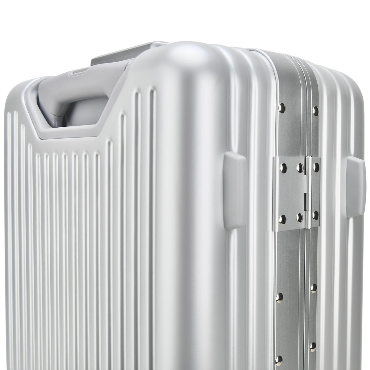 DAKOZO Bold Series - Cabin Suitcase - Hybrid - Silver