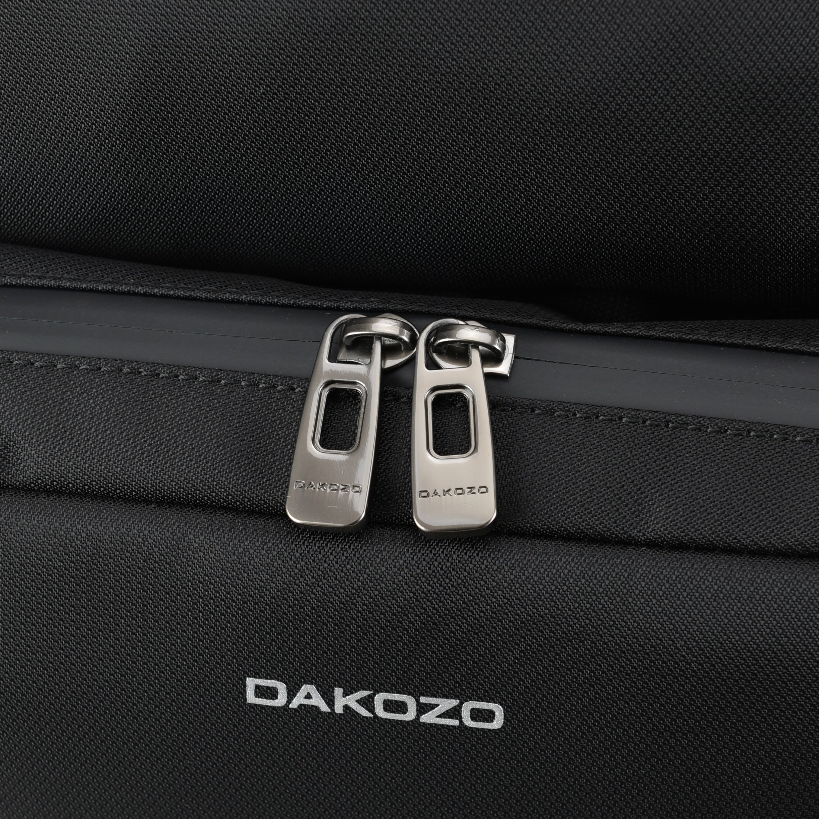 Backpack - M8 Series - Nylon and Genuine Leather - Black