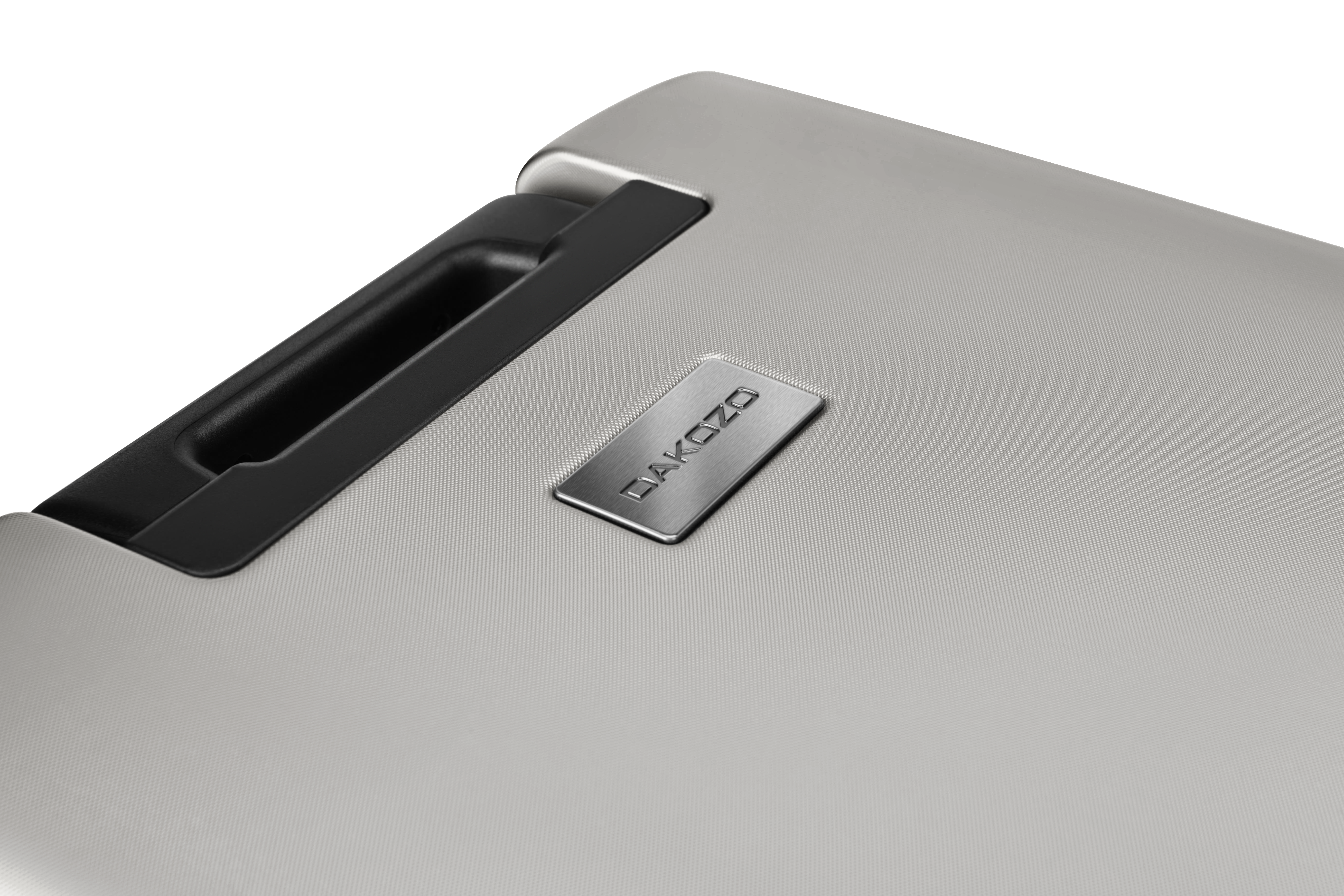 DAKOZO Zen Series – Check-In Suitcase – Titanium Silver