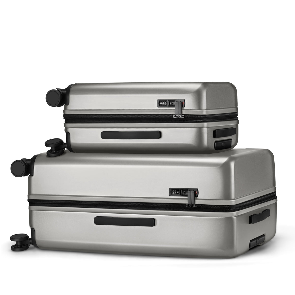DAKOZO Série Zen – Valise de soute – Argent titane