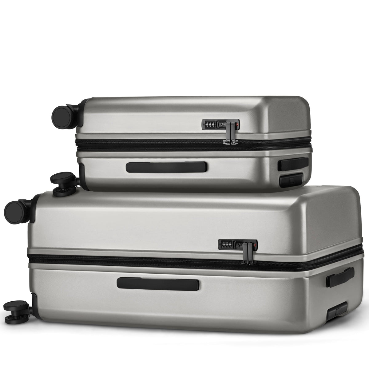 DAKOZO Zen Serie - Handgepäckkoffer - Titanium Silber