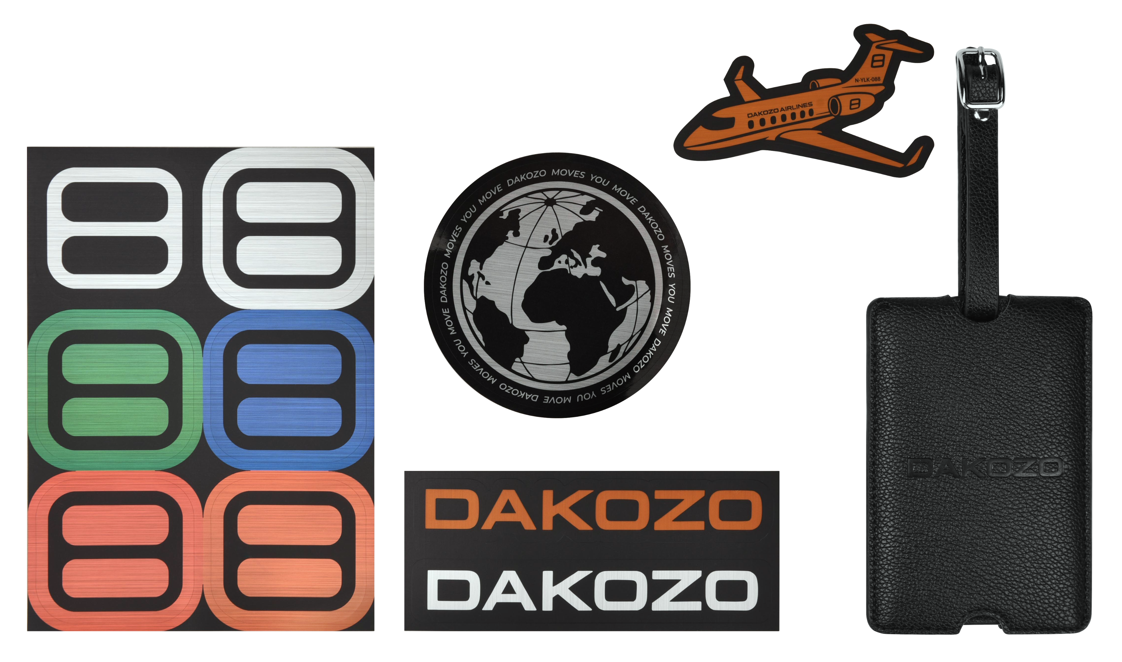 DAKOZO Zen Series – Cabin Suitcase – Orange