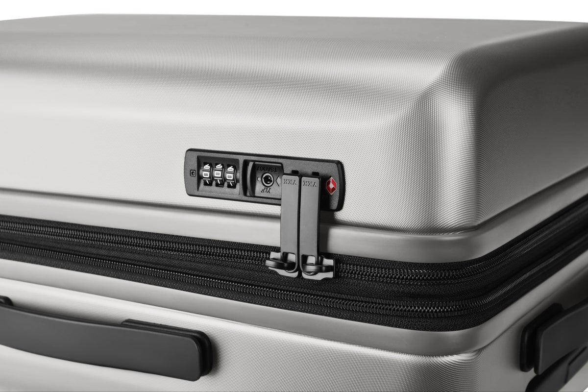 DAKOZO Série Zen – Valise de soute – Argent titane