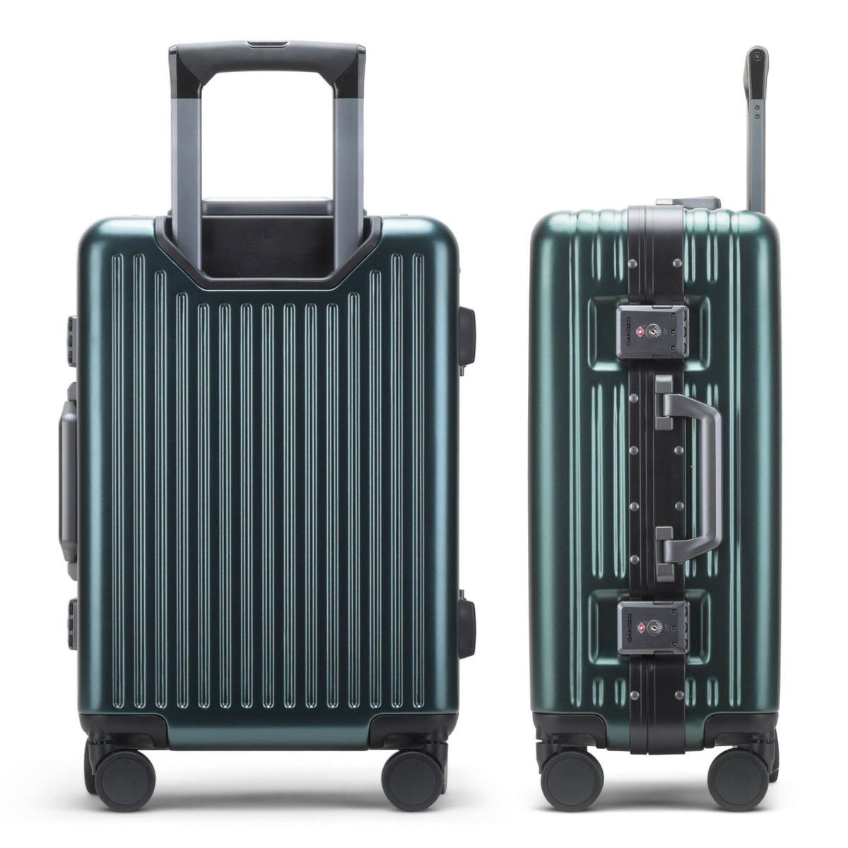 DAKOZO Bold Series - Kabinenkoffer - Hybrid - Dunkelgrün
