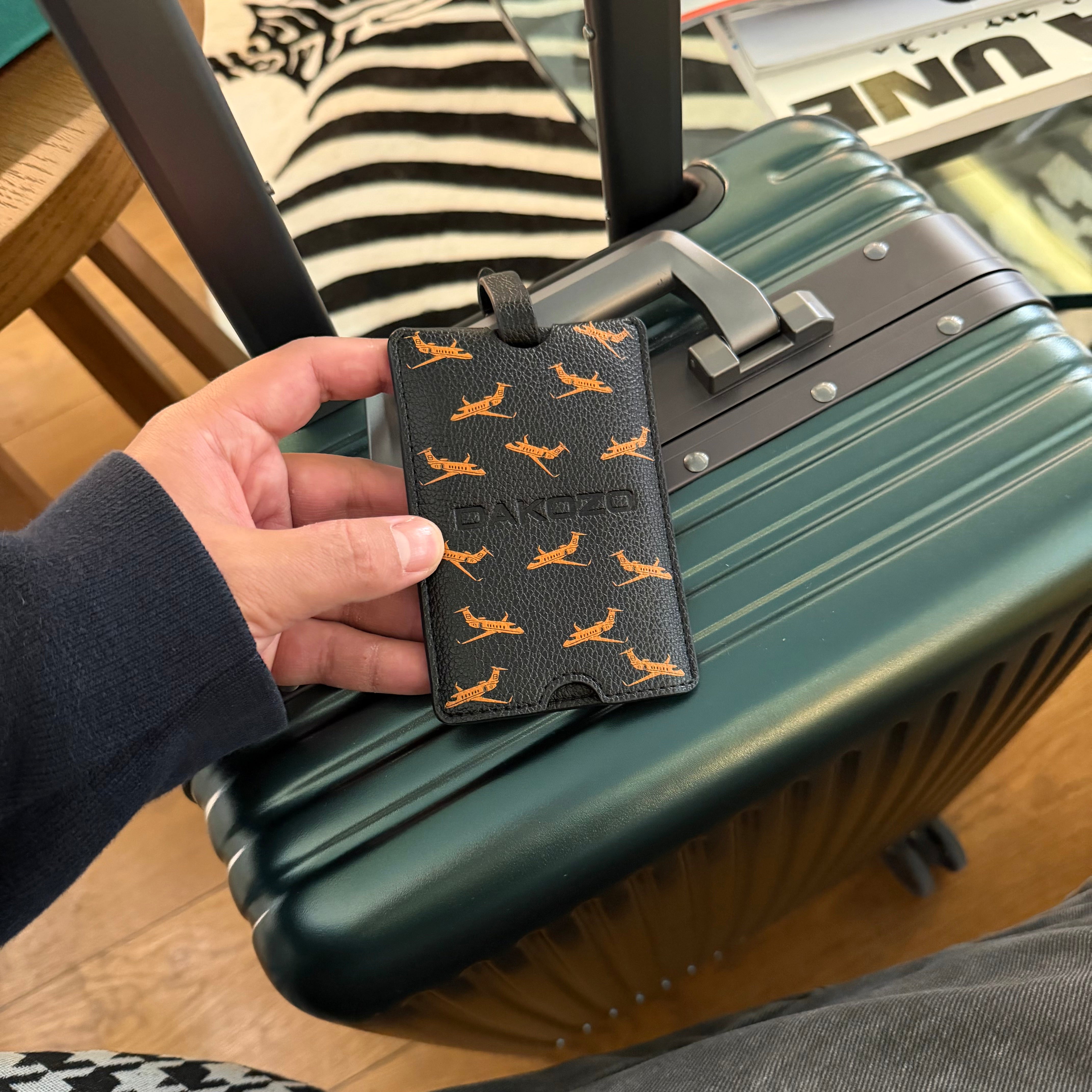 Dakozo - Luggage Tag - Mini Planes print